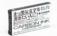 PLATINUM Carbon Tintenpatronen Schwarz 4 Stück (1er...
