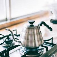 Hario V60 Tropfkaffeekessel Buono Wasserkocher kleine Größe VKB-100HSV