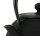 IWACHU Nanbu Tekki Arare Japanische Gusseisen Teekanne mit Filter und Traditionelles Design 1200 ml schwarz TT11085BK