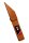 Takagi japanischer Taschenmesser mit Sicherheitshülle Gisuke Kiridashi 75 mm