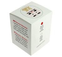 Tierra Zen KP15 Weißes traditionelles Daruma - Liebe groß 6,5 cm