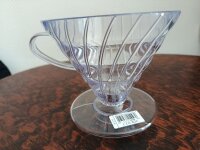 Gebraucht - Wie NEU- Hario Kaffee-Tropfer V60 03 Klar VDR-03T