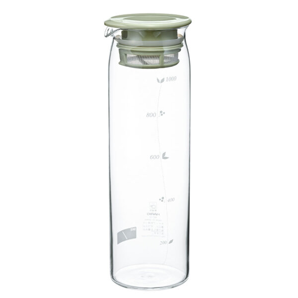HARIO Mizudashi Cold Brew Teeflasche 1000 ml Rauchgrün MD-10-SG