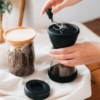 HARIO Keramik Kaffeemühle Skerton N Schwarz MSCSN-2-B