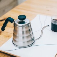 HARIO V60 Tropfkessel Buono 700 ml Limited Edition Edelstahl Silver VKBR-70HSV