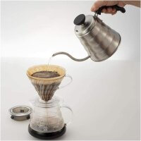 HARIO V60 Tropfkessel Buono 700 ml Limited Edition Edelstahl Silver VKBR-70HSV