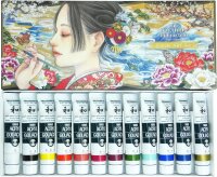 Turner Acryl Gouache Japanesque Color kaiteki ART 12er...