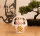 Tierra Zen KP64 Weißes traditionelles Daruma - Liebe 12 cm