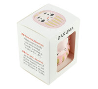Tierra Zen KP40 traditionelles Daruma Rosa - Zuneigung Medium 6,5cm