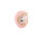 Tierra Zen KP40 traditionelles Daruma Rosa - Zuneigung Medium 6,5cm