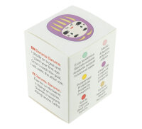 Tierra Zen KP46 traditionelles Daruma Violet - Langlebigkeit Medium 6,5cm