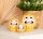 Tierra Zen KP43 traditionelles Daruma  Gelb - Wohlstand Medium 6,5cm