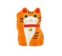 Tierra Zen KPM05 Maneki Neko Chatora - Orange Erfolg 5cm
