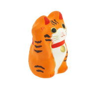 Tierra Zen KPM05 Maneki Neko Chatora - Orange Erfolg 5cm